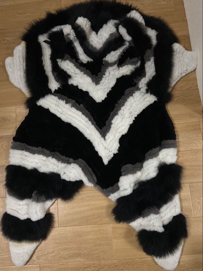 ifsixwasnine パピヨン ロングリアルファー ベスト