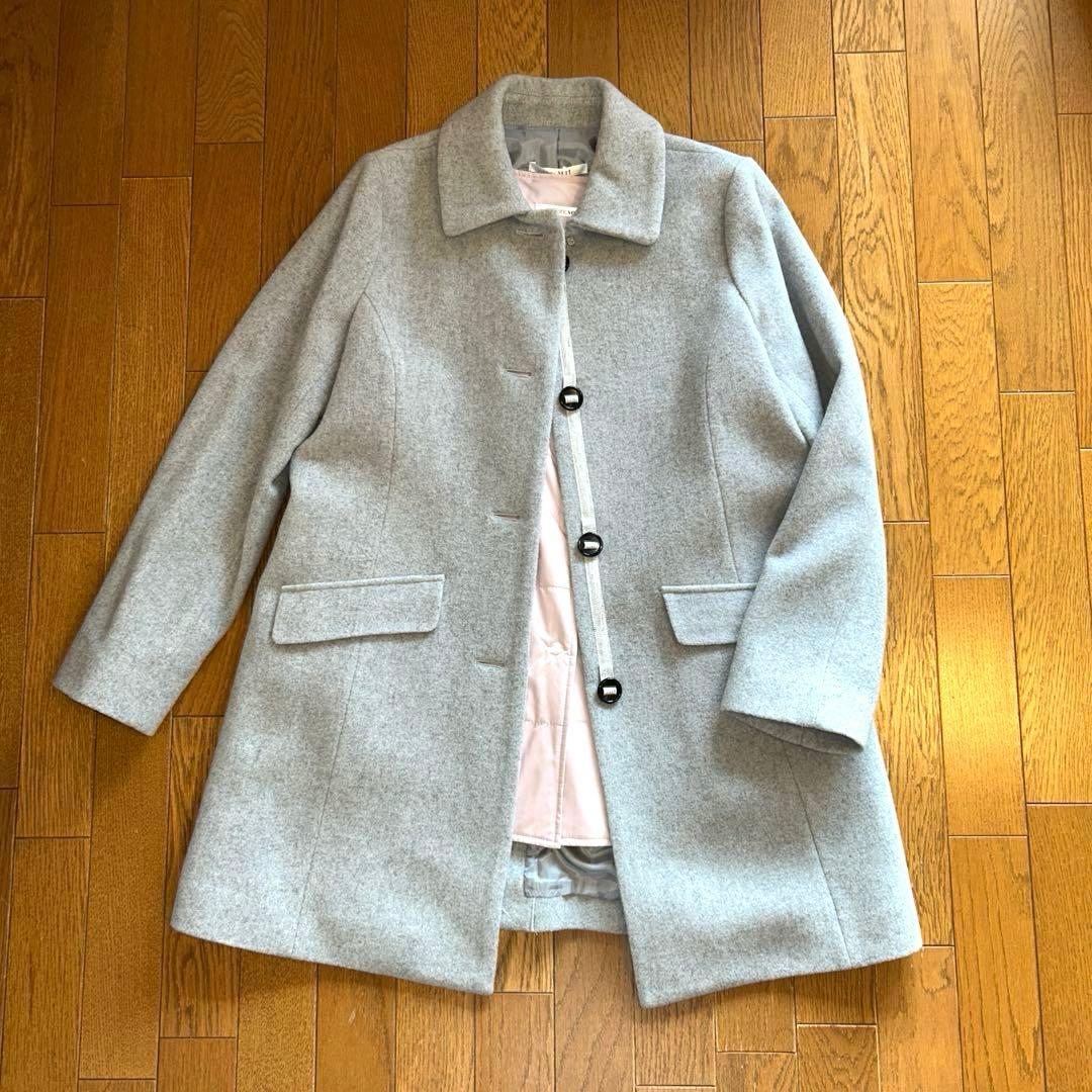 セール　タグ付き新品　ブランベール ライナー付きウールコート8.3万