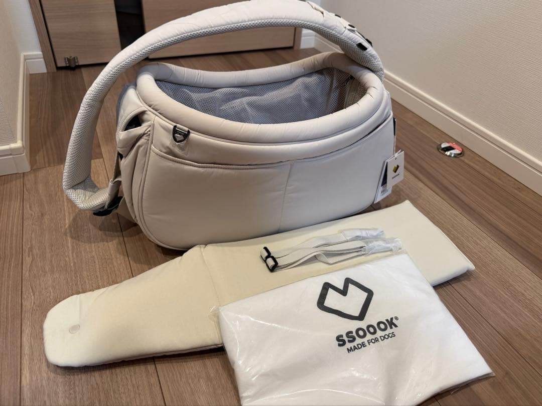 新品未使用♡SSOOOK スリングバッグ 15 BEIGE M