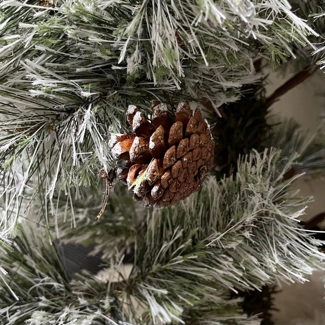 【美品】ニトリ クリスマスツリー ベルフォレスノー 150cm専用収納バッグ付き