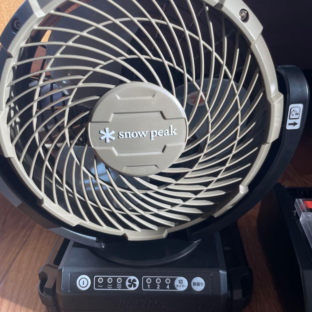  peak 扇風機 DC18RC 充電器付き