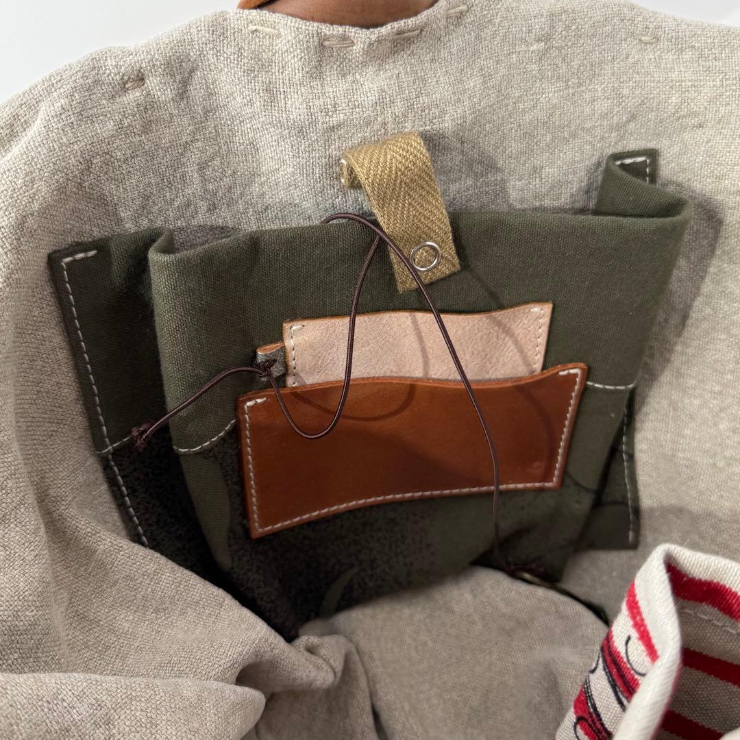 【美品✨️】eb.a.gos エバゴス オイルショルダー 1本手 かごバッグ 紅籐