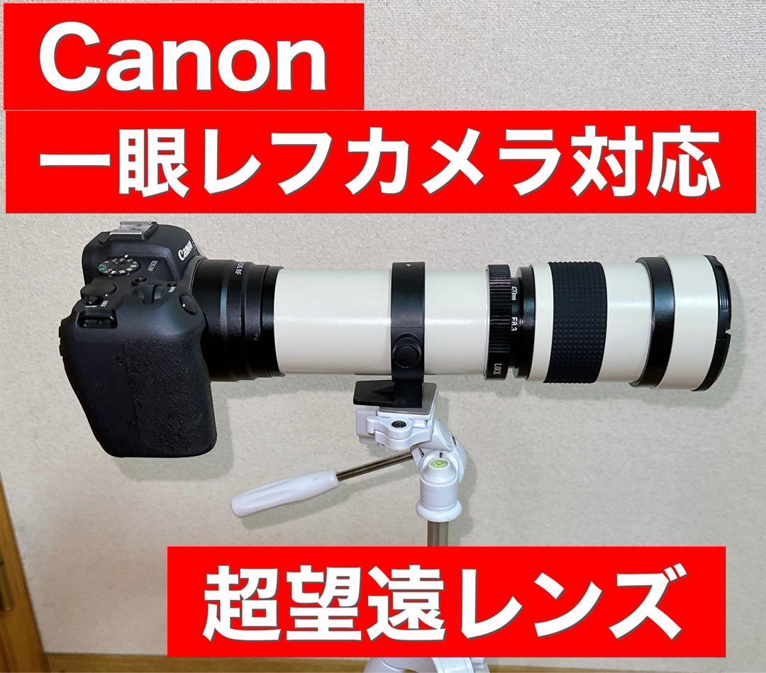 即購入OK！大人気！CANON 一眼レフ用　ズームレンズ！望遠レンズ！袋付き