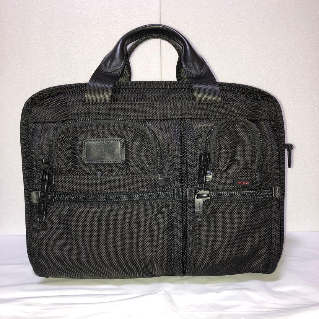 未使用級✨TUMI ビジネスバッグ 2way 2層 マチ拡張 26141DH 黒