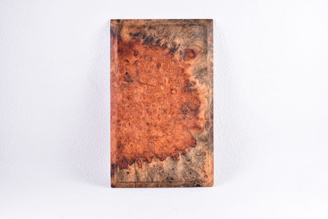 No.327花梨瘤トリコロールのトレー