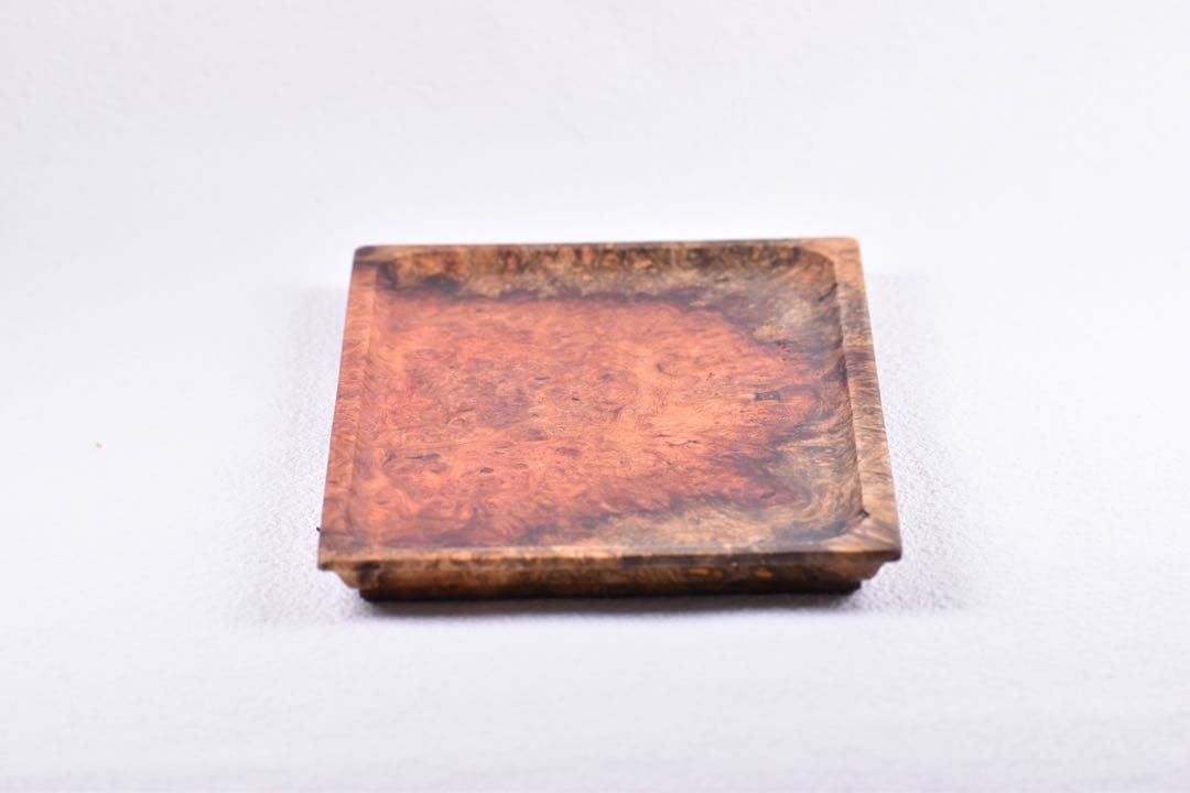 No.327花梨瘤トリコロールのトレー