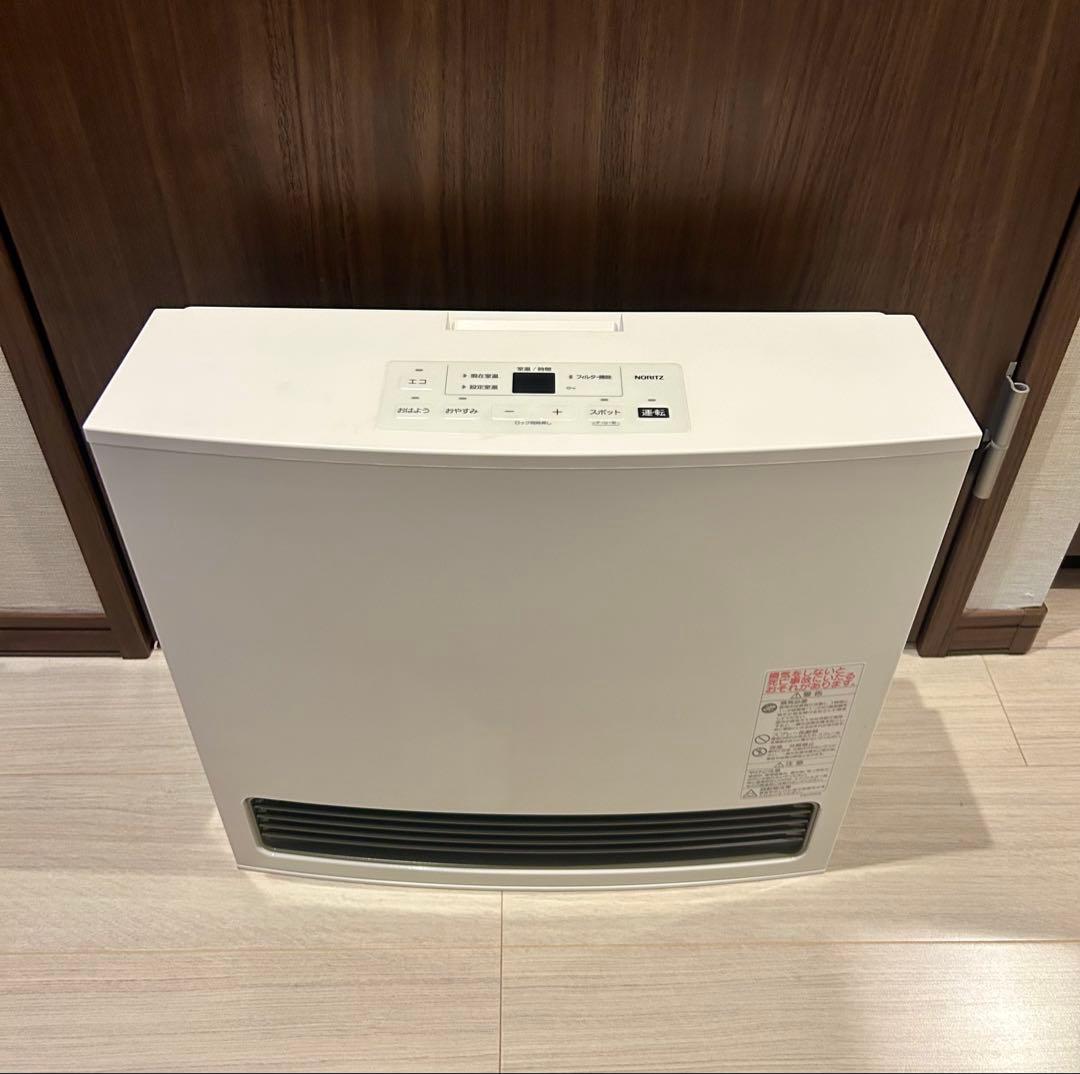 【美品】ガスファンヒーターノーリツ「GFH-4006S」&コードセット