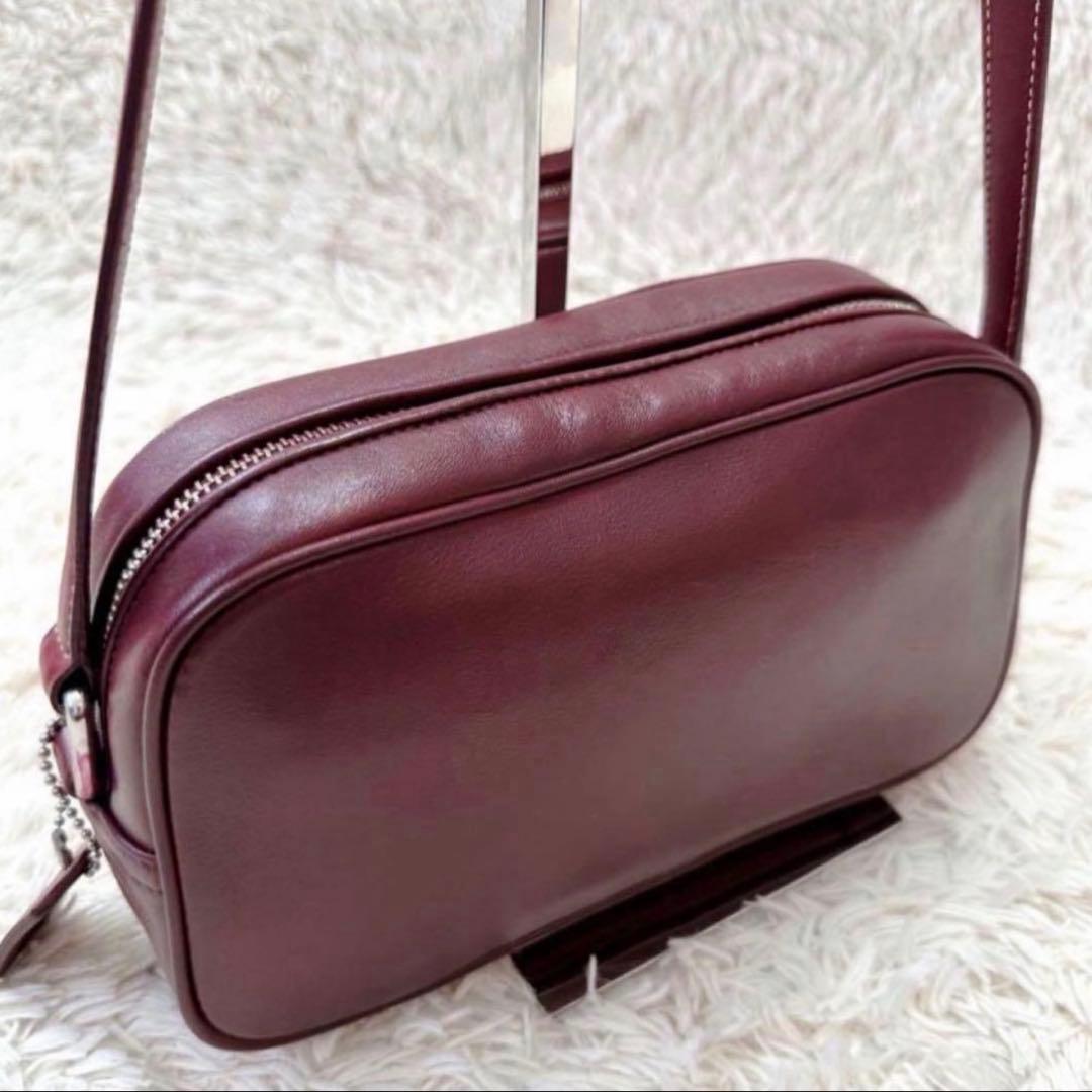 美品✨COACH コーチ ワンショルダーバッグ チャーム ボルドー y2k