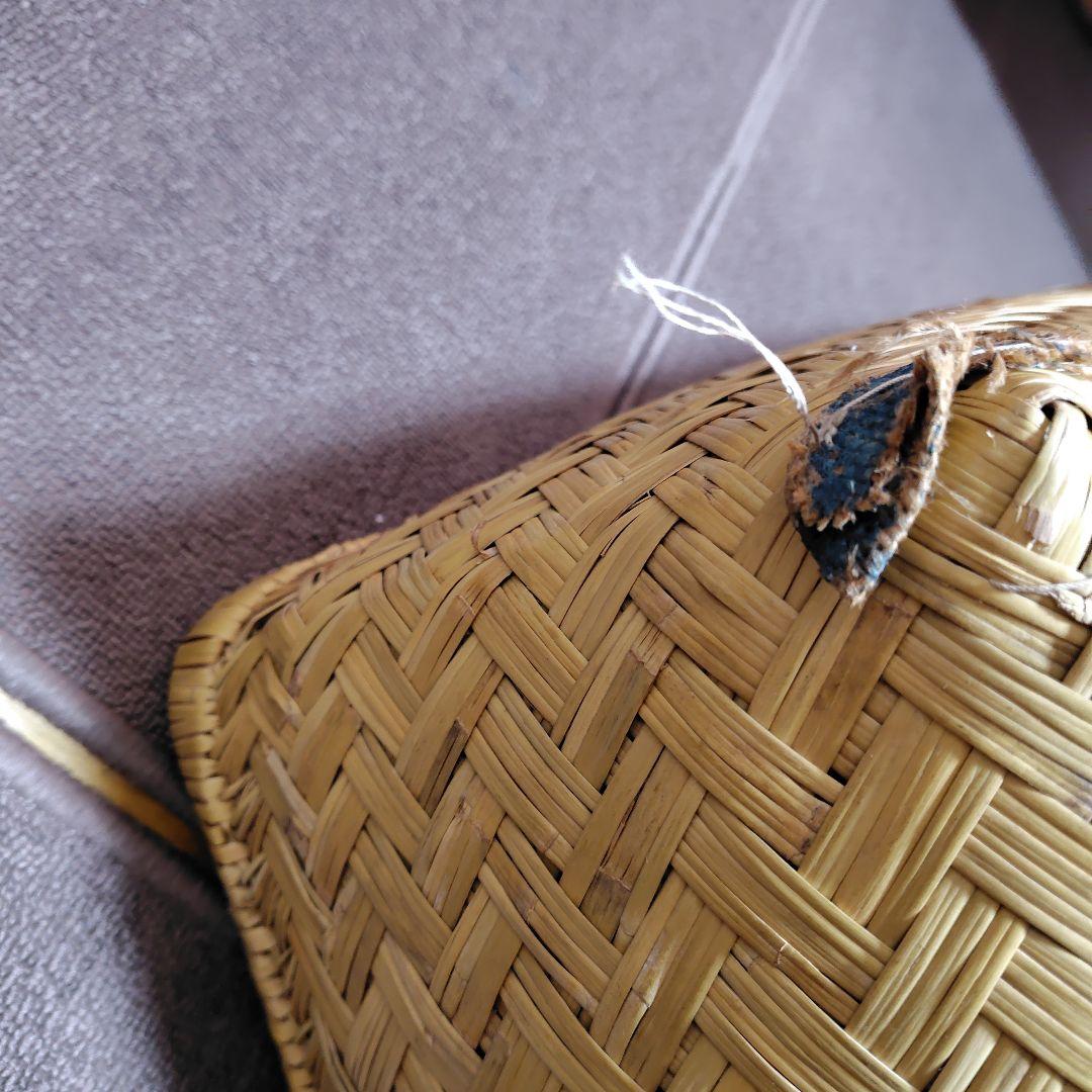 竹行李　古道具　アンティーク　竹籠　収納　カゴ