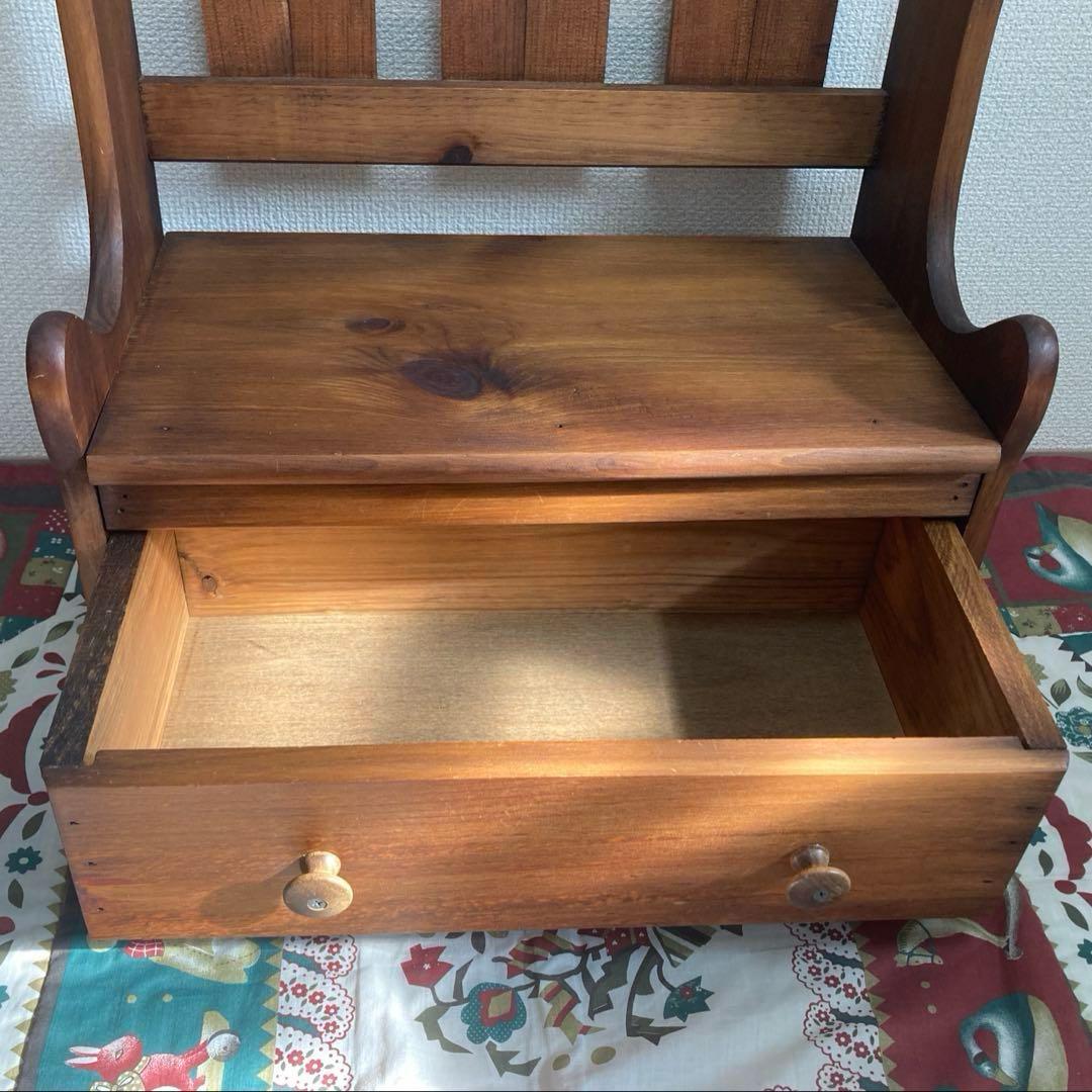 希少USA製【Cavendish】木製ラック棚ビンテージレアカントリーアメリカン