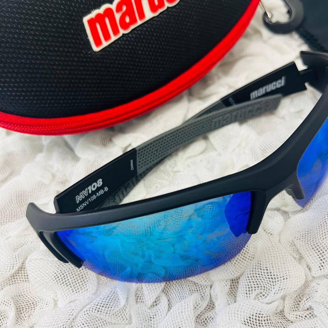 marucciマルチ サングラス MSNV108-MB-B 野球MLBスポーツ用