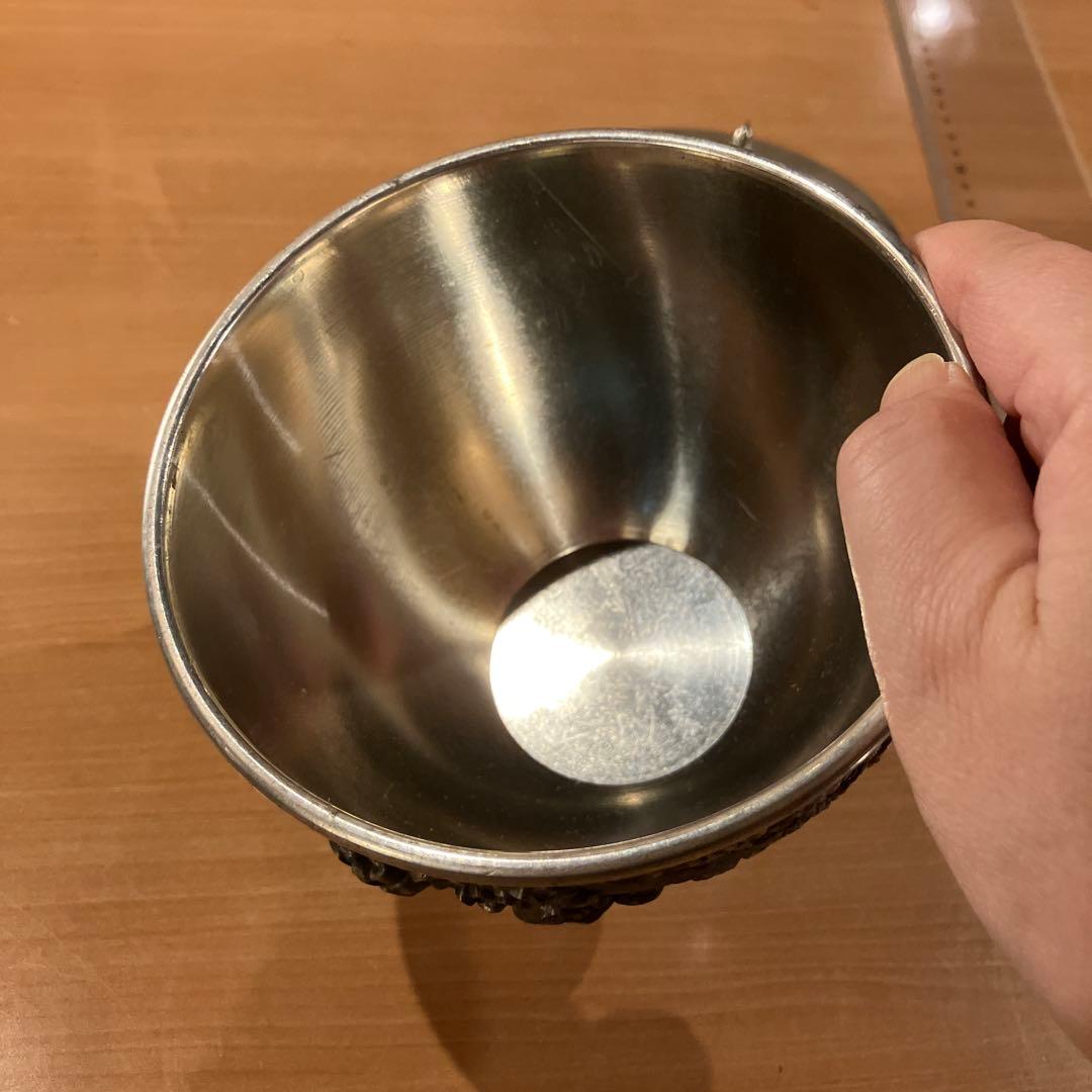 錫製 小物入れ　アンティーク