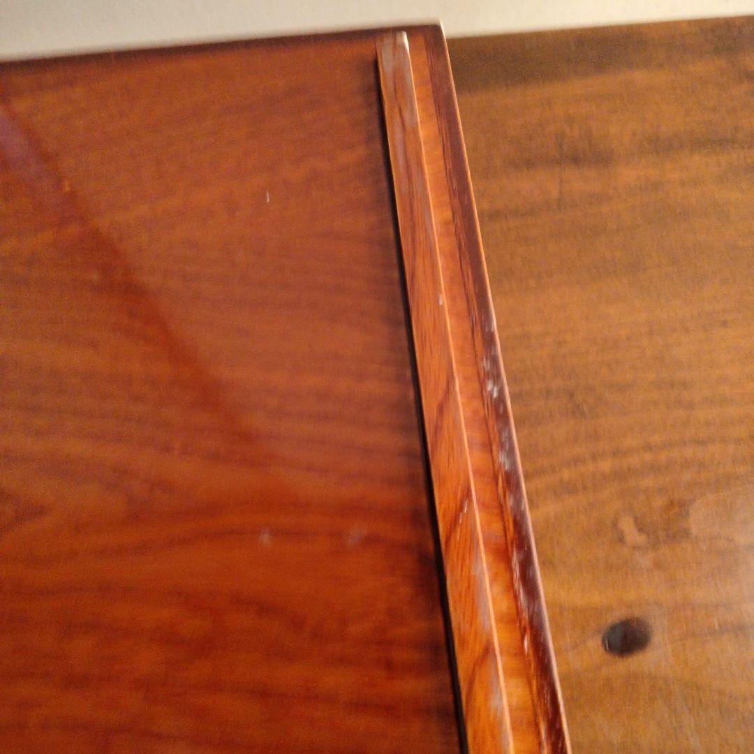 会津塗　木製光沢仕上げ重箱 﨔木地