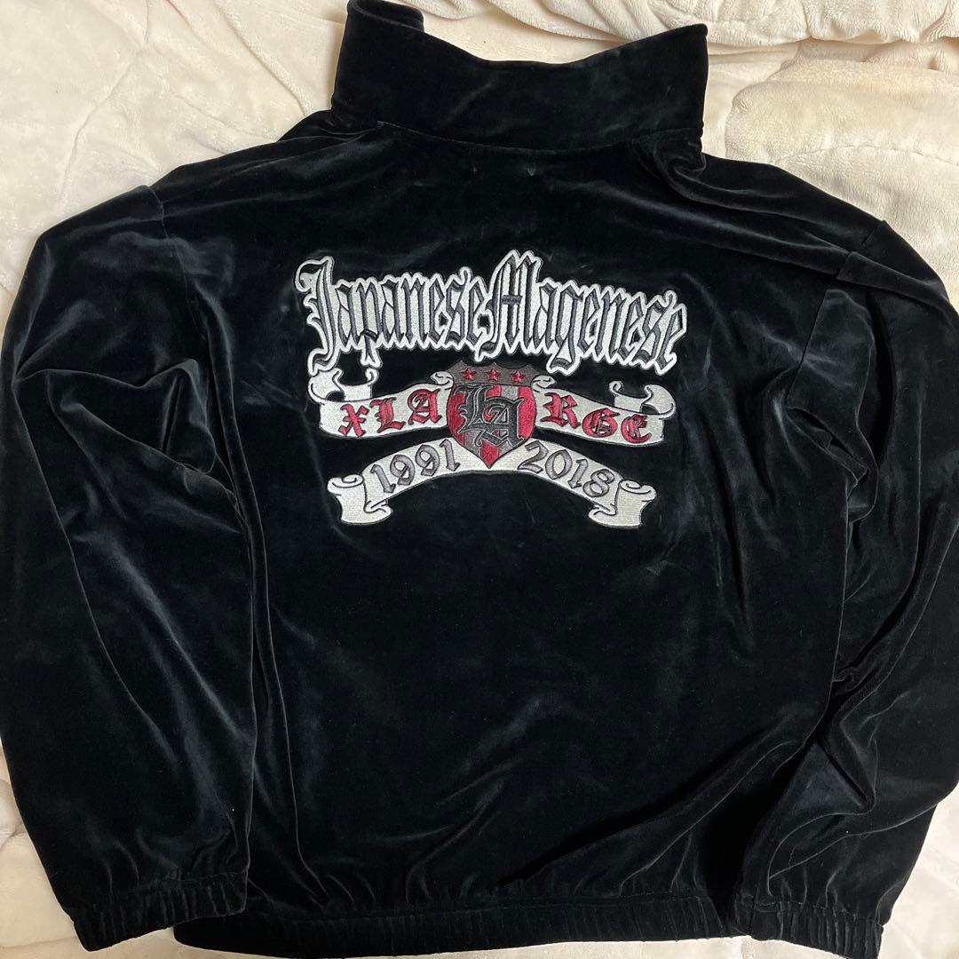 ジャパニーズマゲニーズ　X-LARGE ベロアトラックジャケット