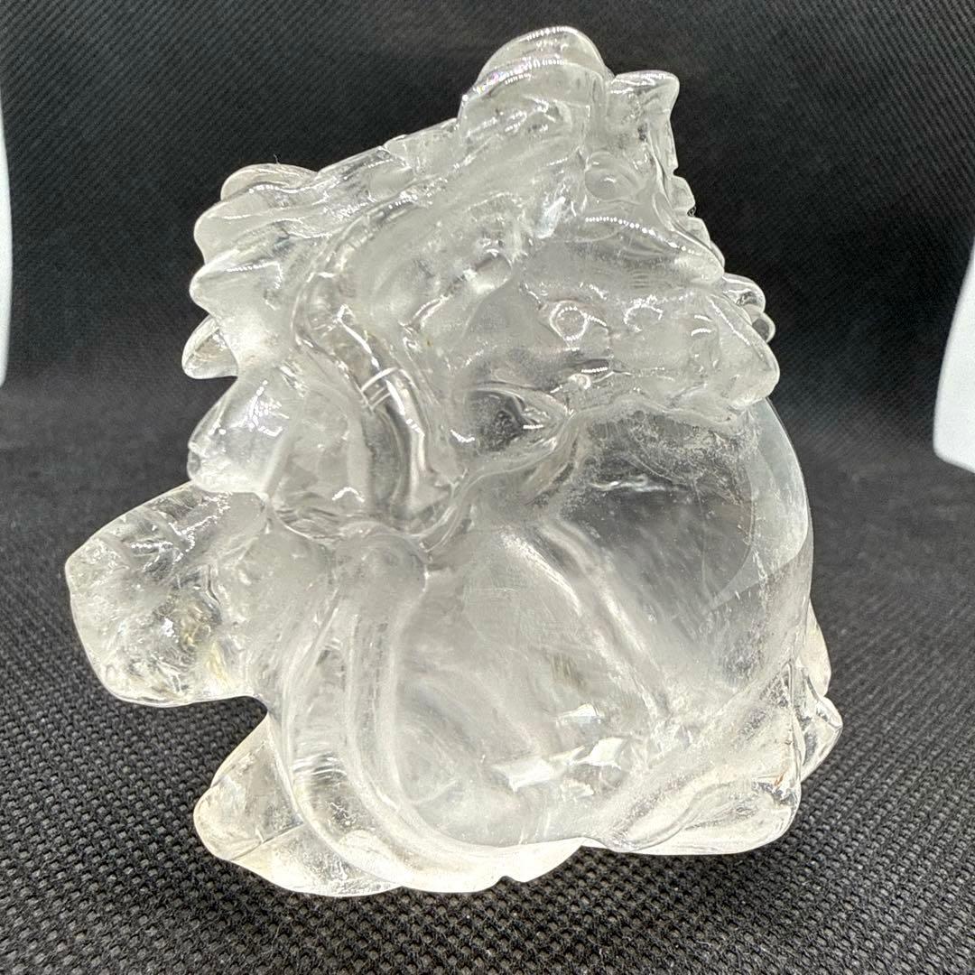 高品質♪ 水晶　ロングイ【龍亀】　大きめサイズ♪