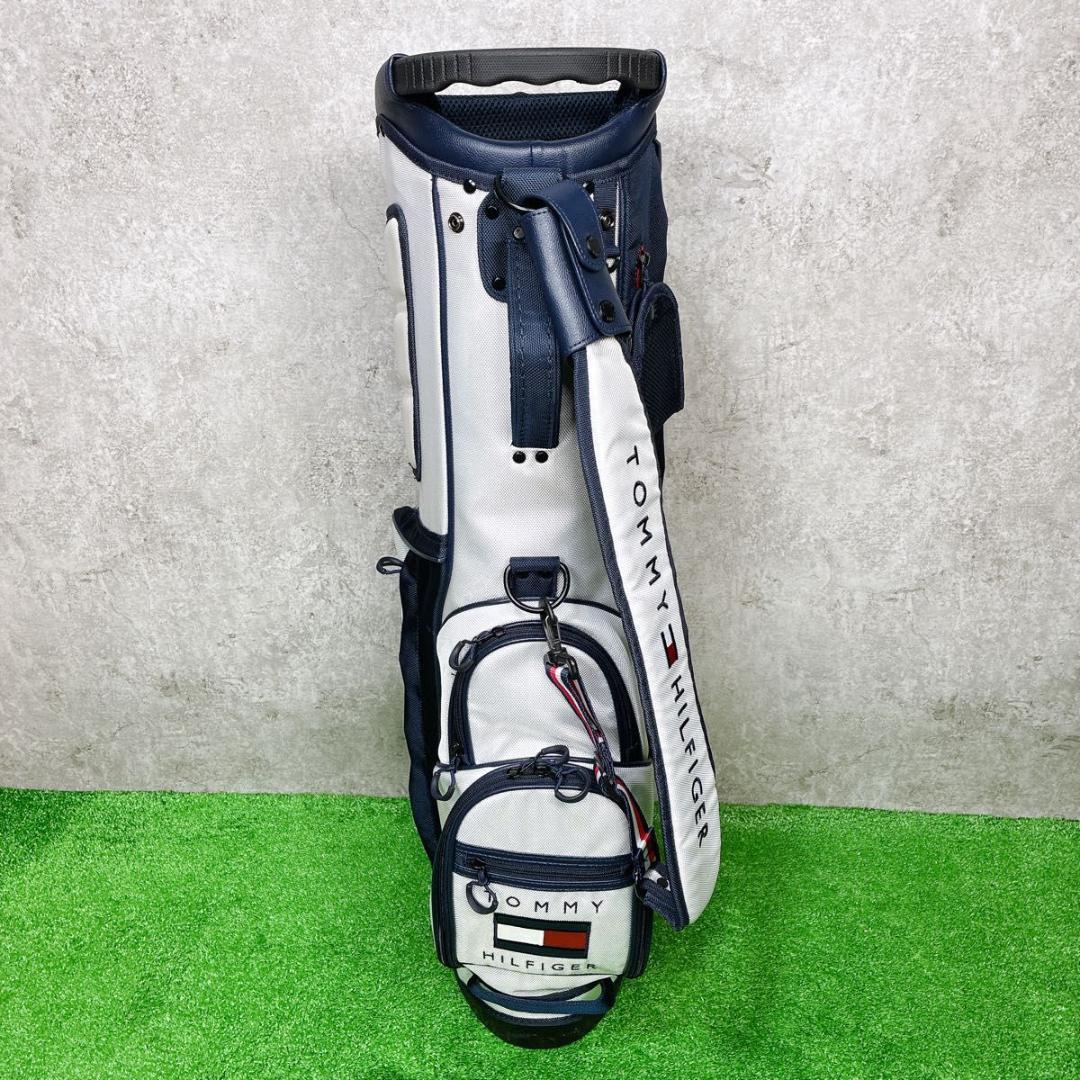 【極美品】トミーヒルフィガートリコロール スタンド キャディバッグ ゴルフ