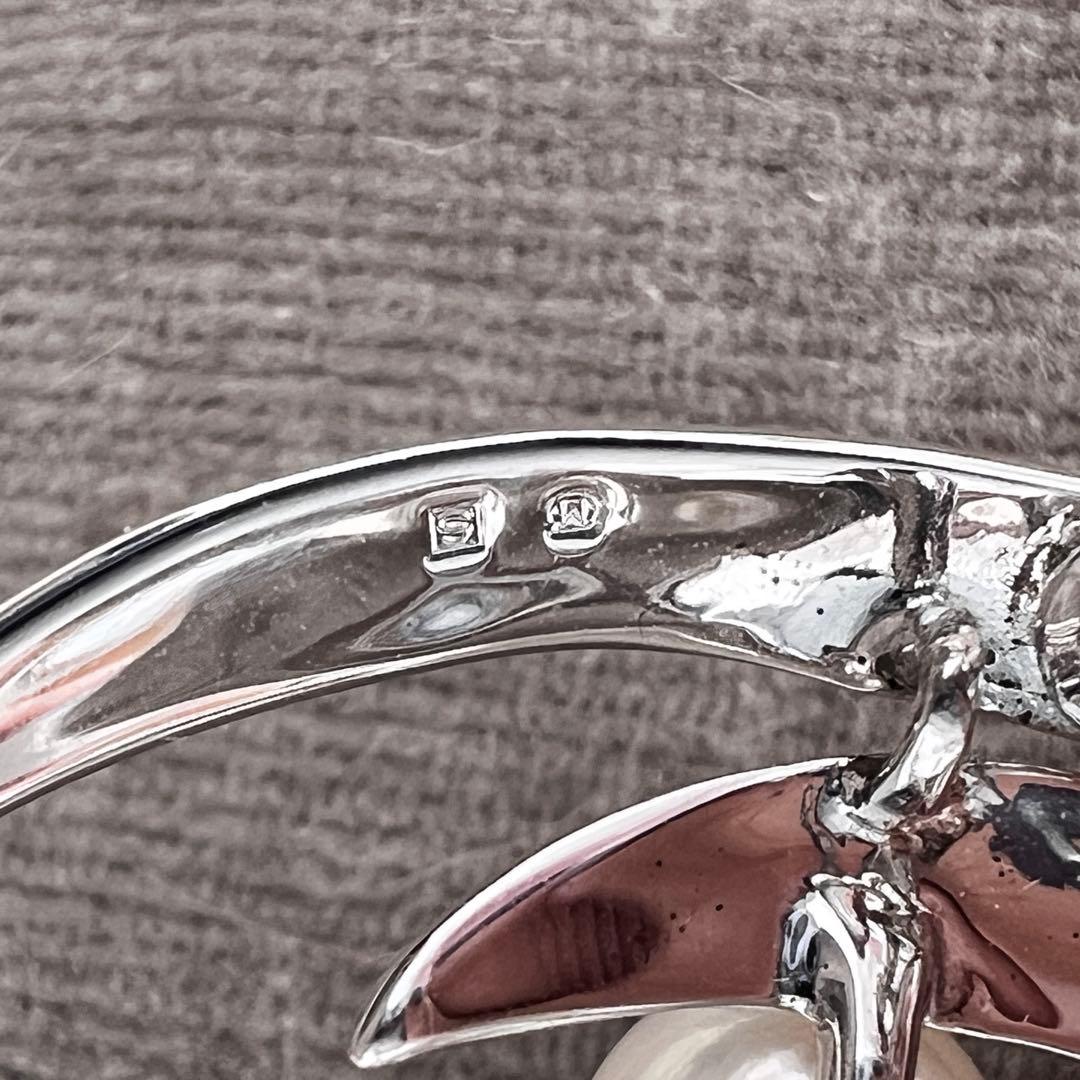 MIKIMOTO ミキモト アコヤ 本真珠 ブローチ パール9粒