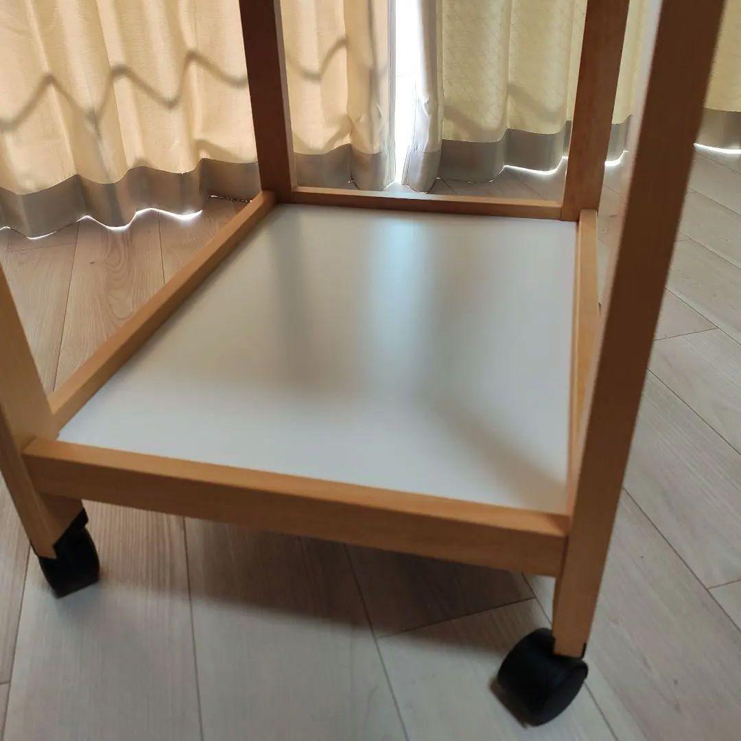 天童木工 ワゴン T-2093ME-ST Tendo 2段 キャスター付