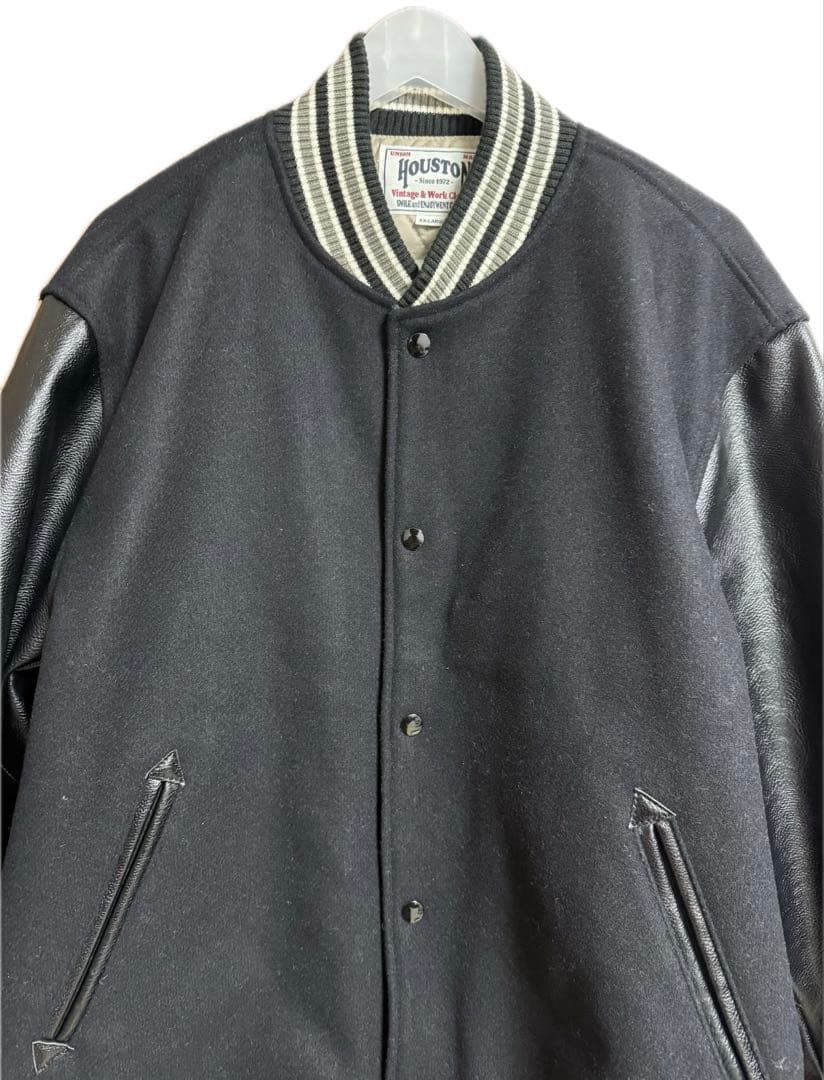 HOUSTON スタジャン メルトン アワードジャケット XXL