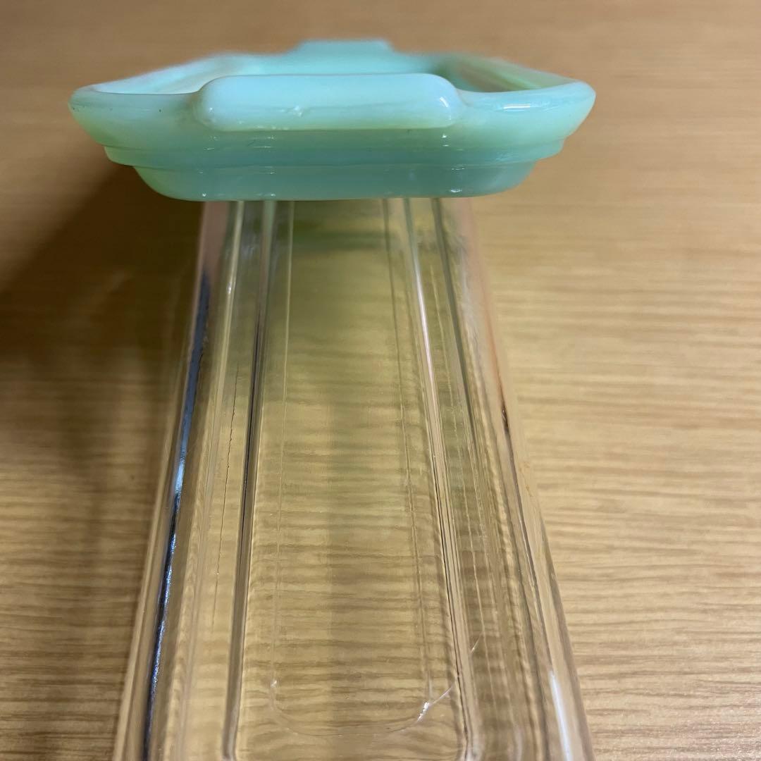 ファイヤーキング ジェダイ バターディッシュ FireKing jade-ite