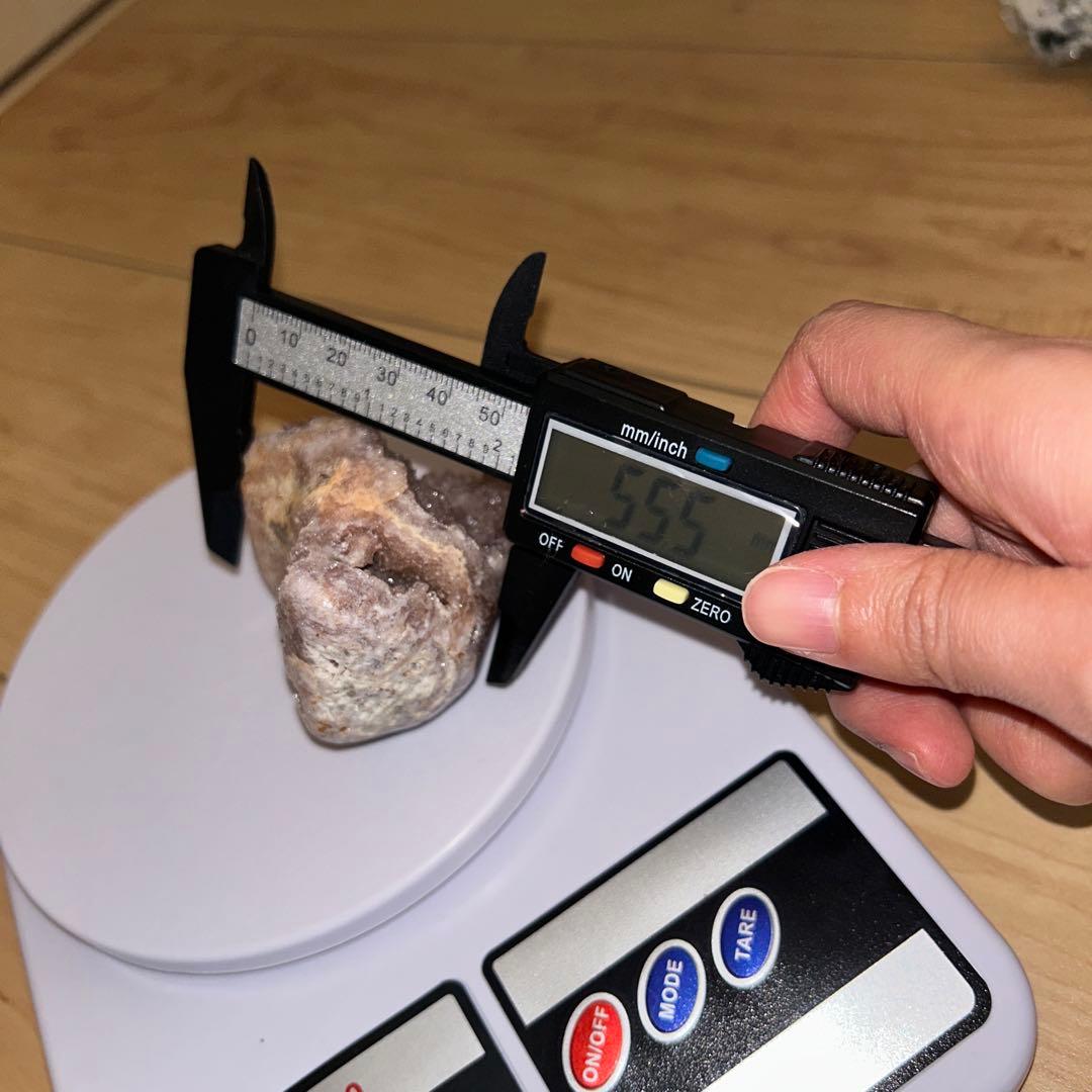 ピンクアメジスト 原石 190g キラキラ 天然石