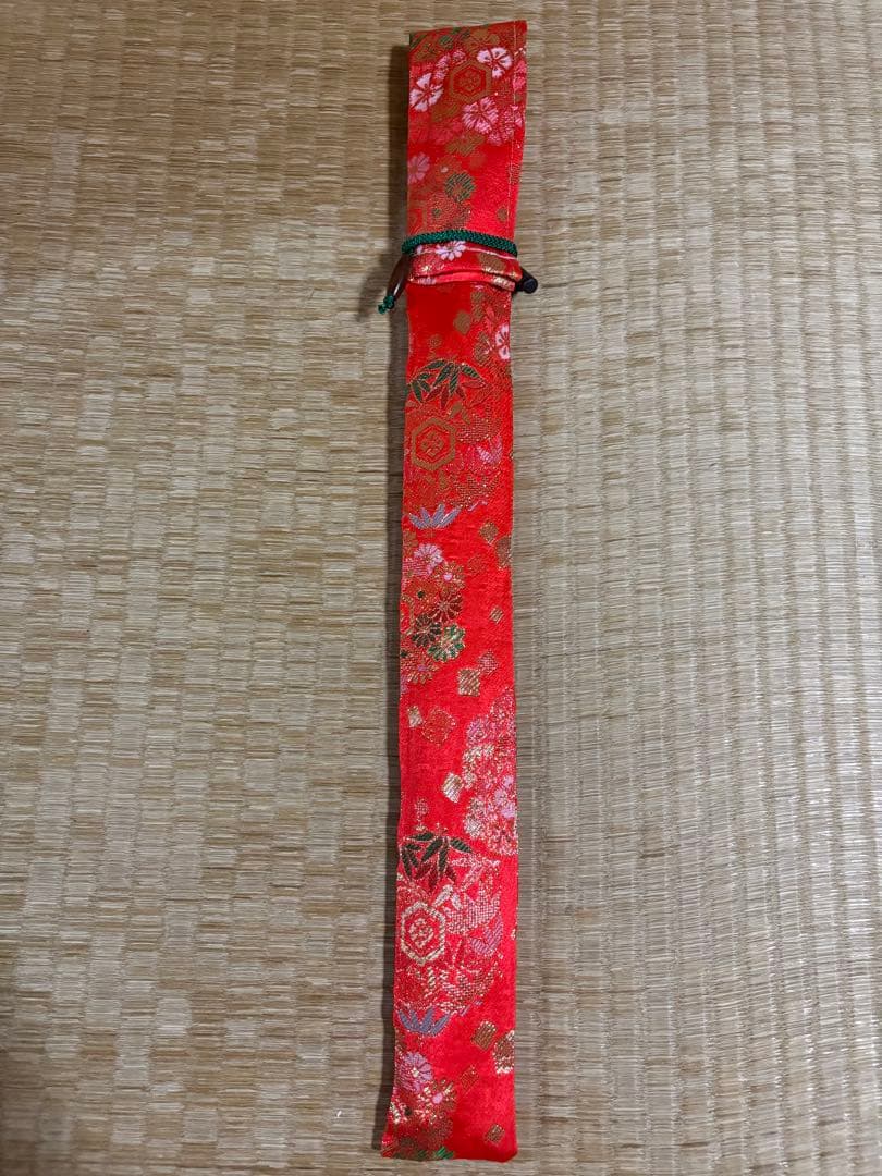 正本総本店　てっさ包丁　半鏡面仕立　刃渡り約33㎝　高級金蘭包丁袋付