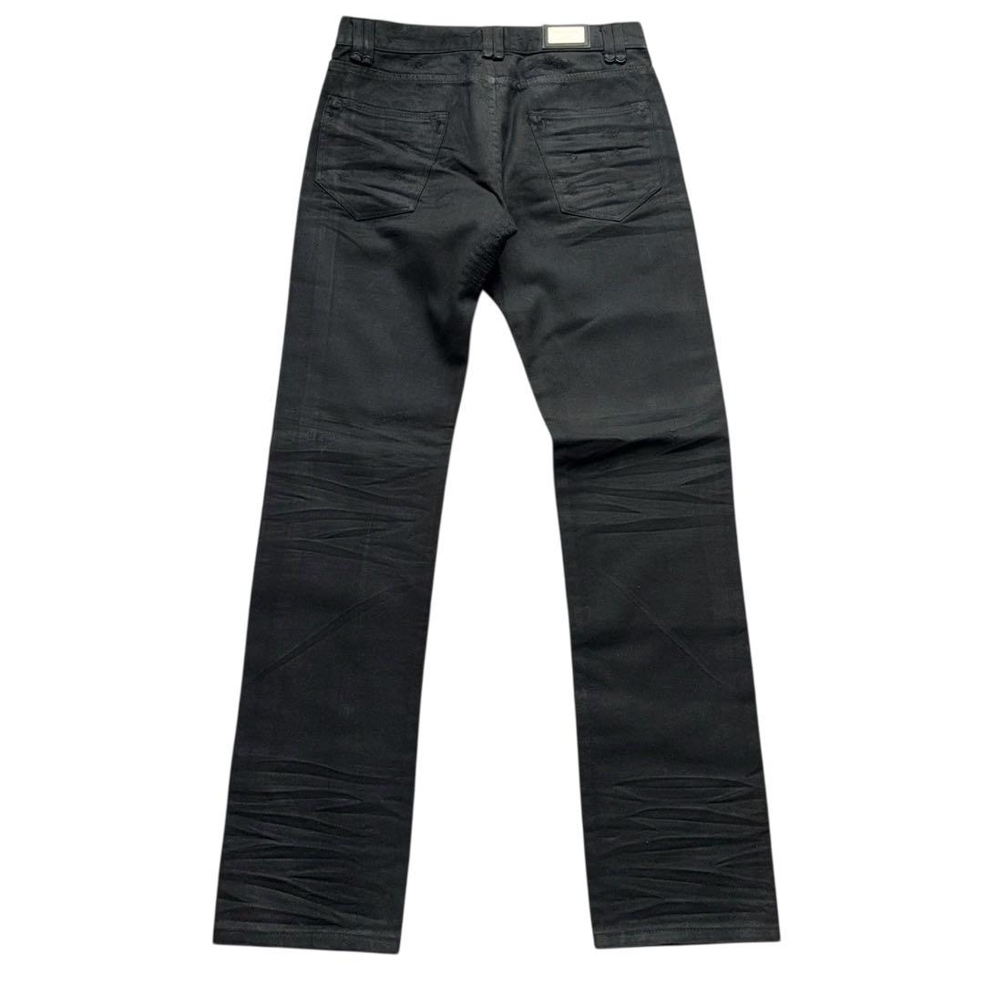 パンツ semantic 00s y2k coating repair denim