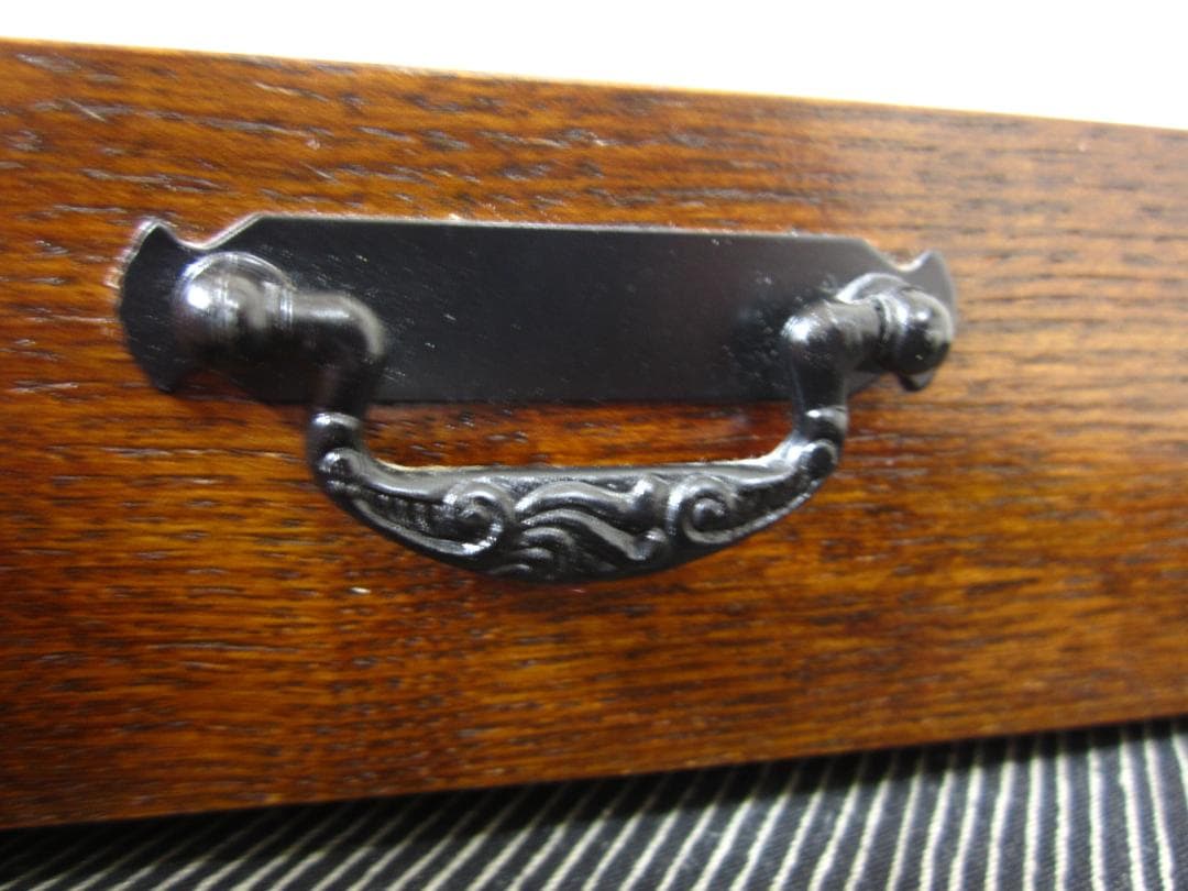 未使用◆上野村 銘木工芸◆天然木 漆塗◆小物入れ引出し ティッシュケース◆大