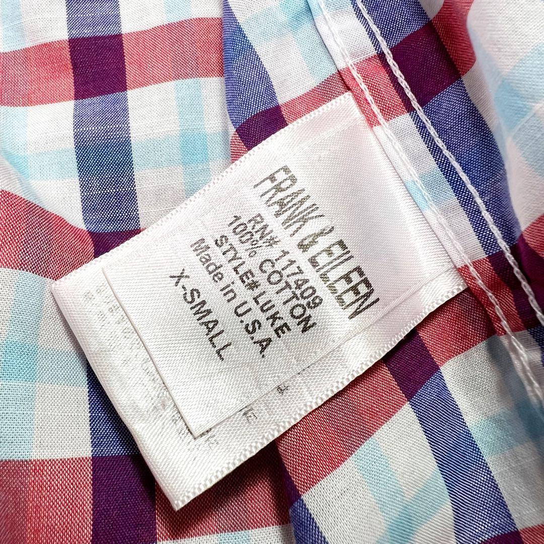 フランク&アイリーン LUKE チェック ロングスリーブシャツ XL相当 美品