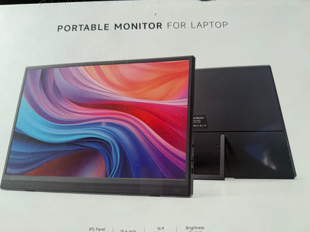 モバイルモニター 15.6インチ FHD IPS 自立式