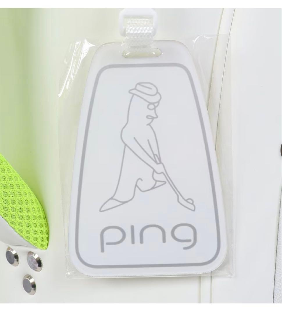 ★値下げ★【新品・未使用】pingレディースキャディバッグ白