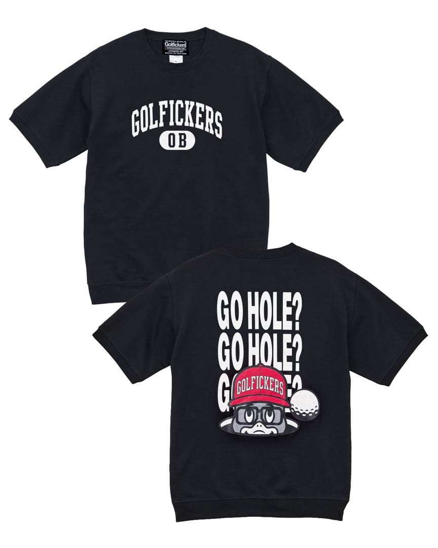 ゴルフィッカーズ　Half Sweat -Black- L size