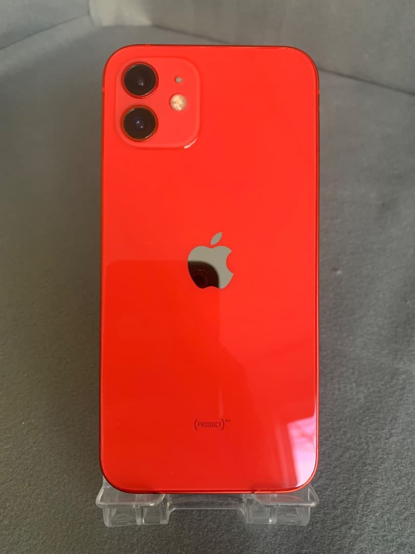 超美品　国内版　SIMフリー　iPhone12 64GB レット色
