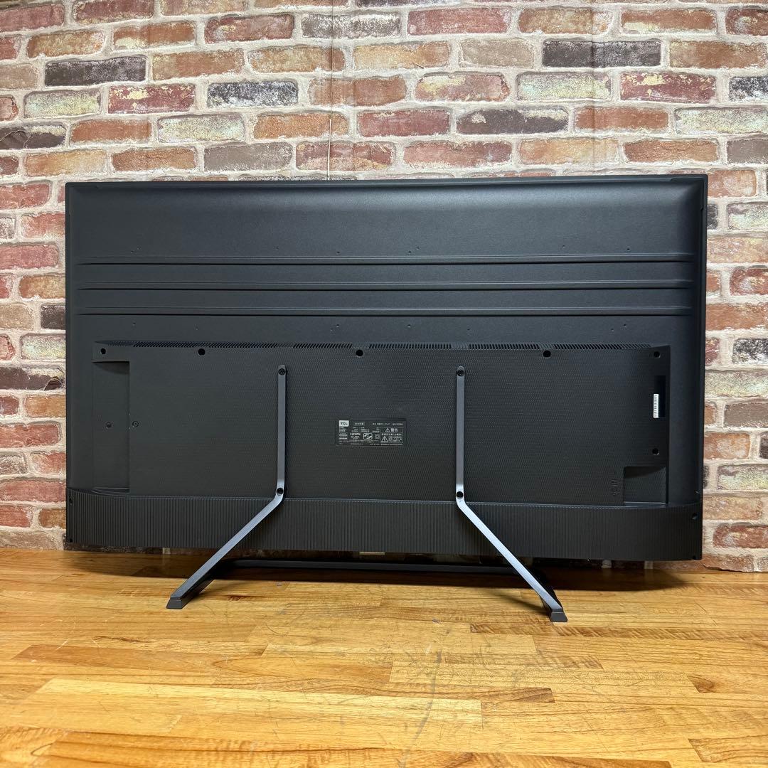 TCL 50V型 4K 液晶テレビ スマートテレビ 50P8S 動画配信アプリ○
