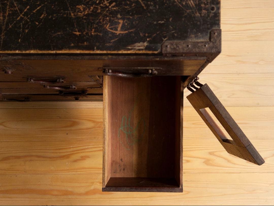 和箪笥　小ぶり　希少　横幅約69.5㎝　5段　アンティーク　骨董　古道具　古家具