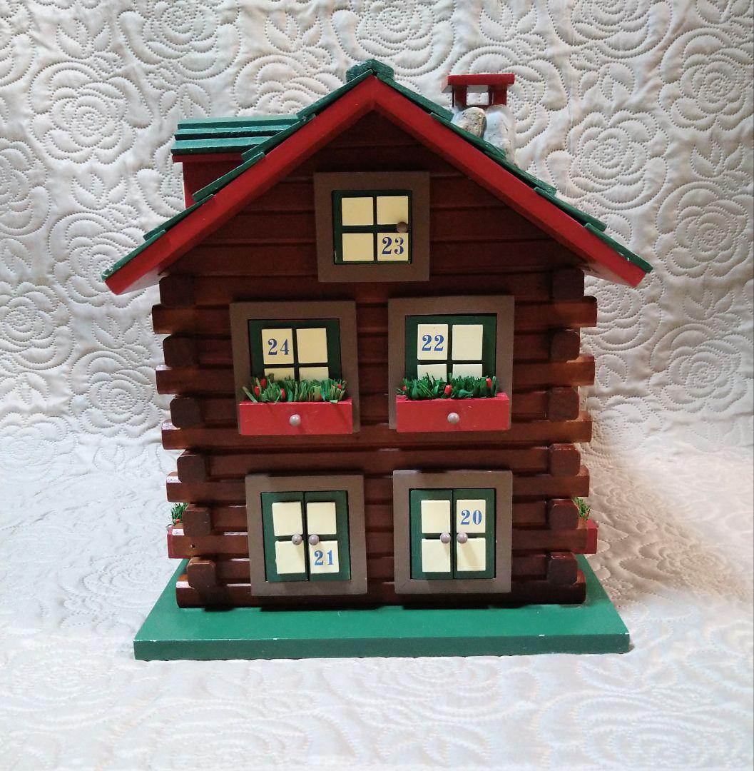 木製ハウス型小物入れ　置物