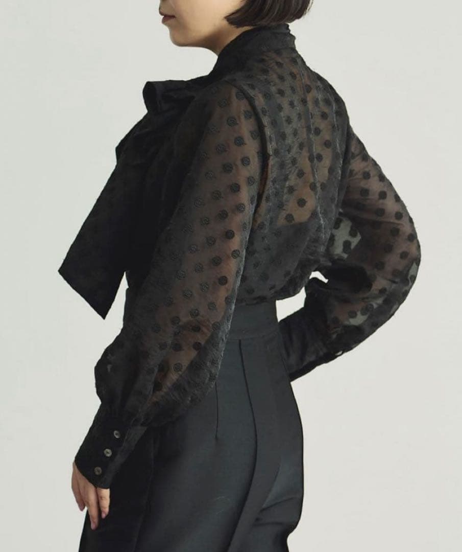 定価44,000円✨WimGazette ドットボウタイブラウス 新品未使用