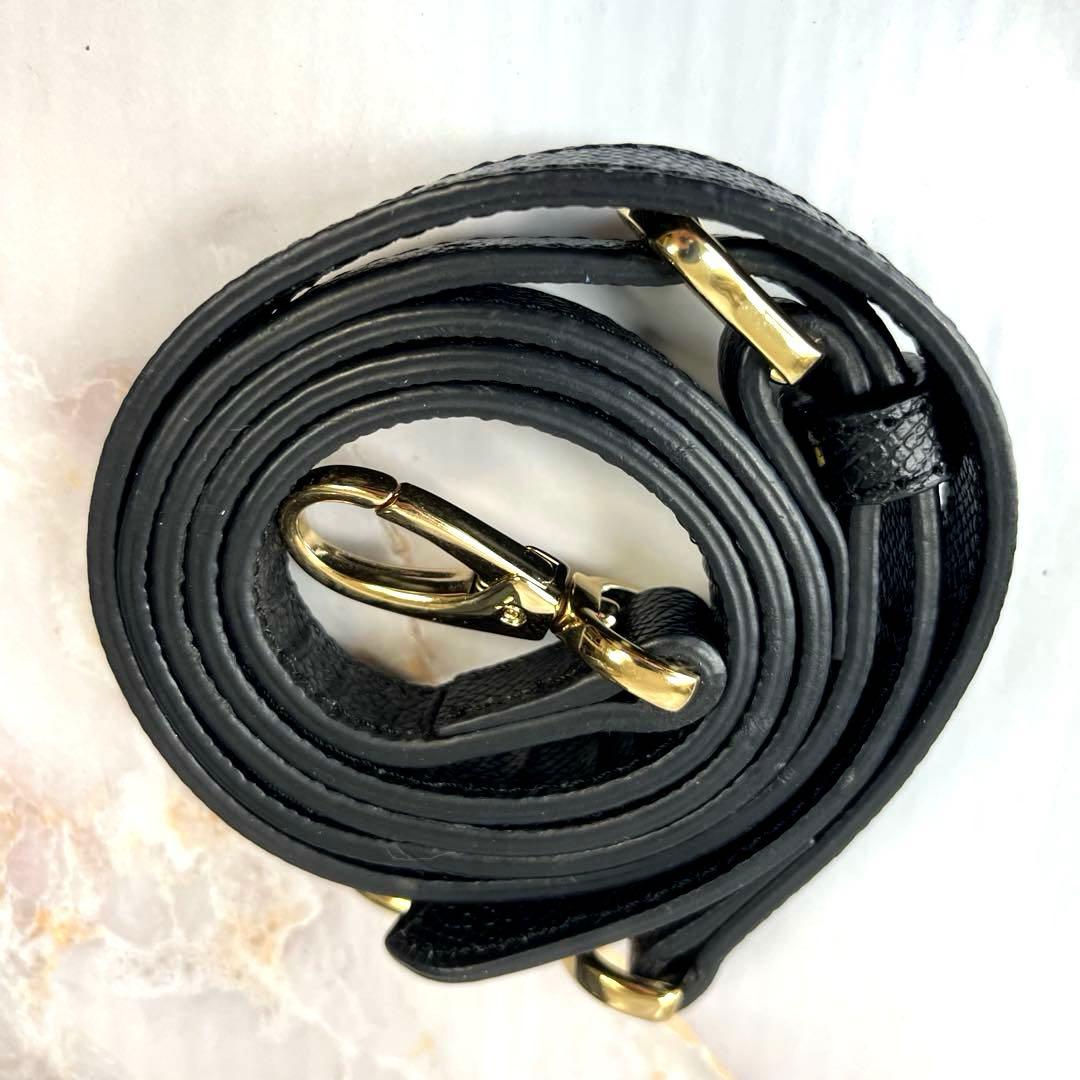 【極美品】ミランダカー×サマンサタバサ 本革 レザー 2way ハンドバッグ 黒