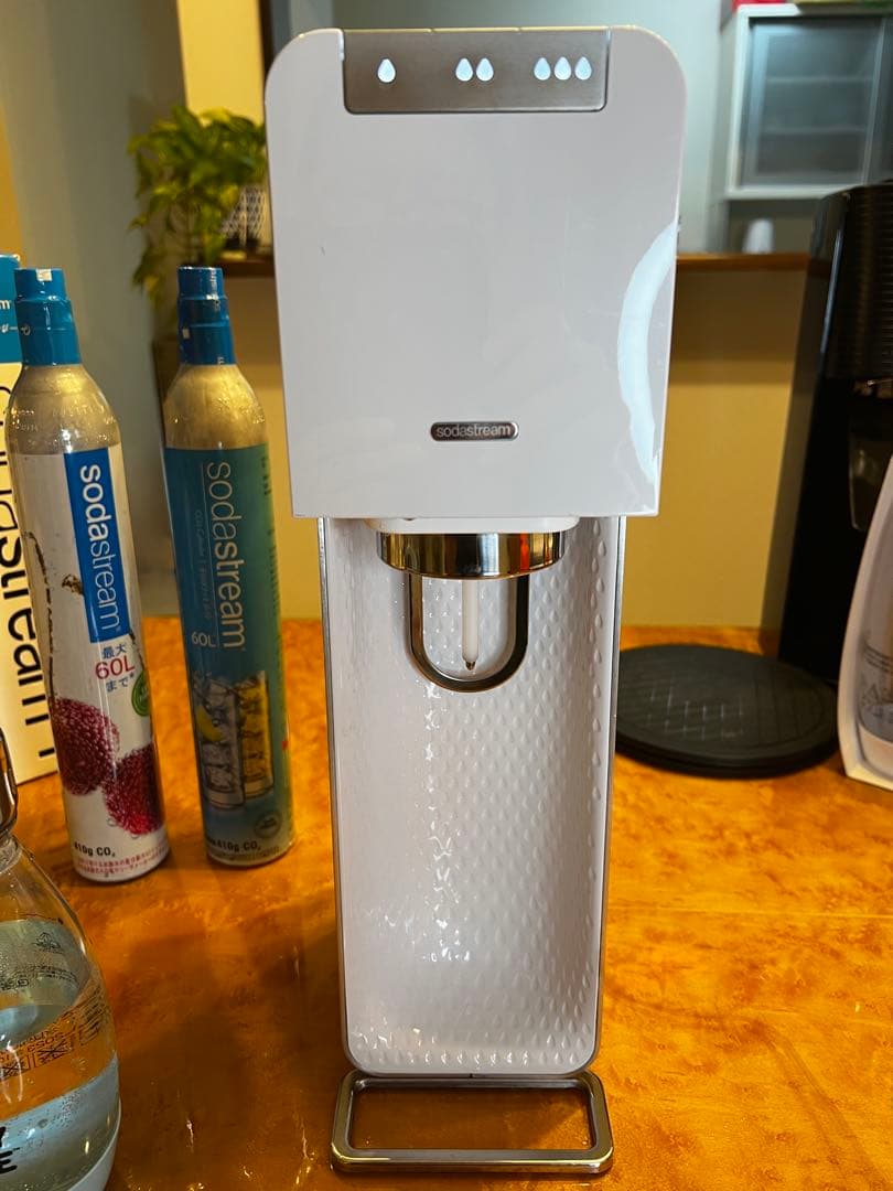 sodastream POWER パワー ガスシリンダー2本　未使用ボトル1本