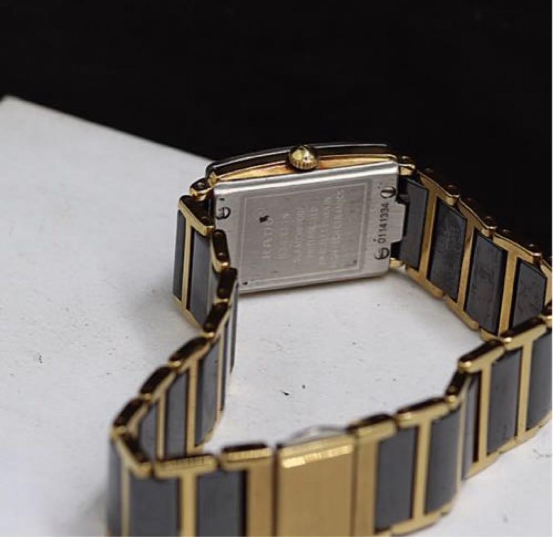 ラドー 153.0283.3 QZ 黒文字盤 レディース腕時計