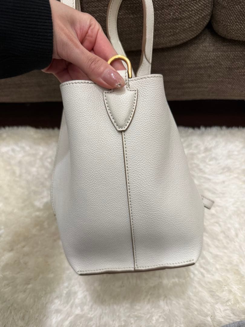 TOD'S トッズ ハンドバッグ Tタイムレス ミニ ホワイト