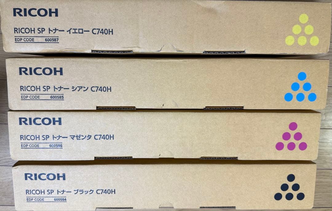 RICOH SP トナー C740H 4色セット
