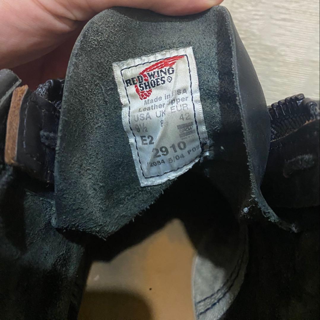 RED WING スーパーソール 2910 純正ジッパーユニット　レッドウイング