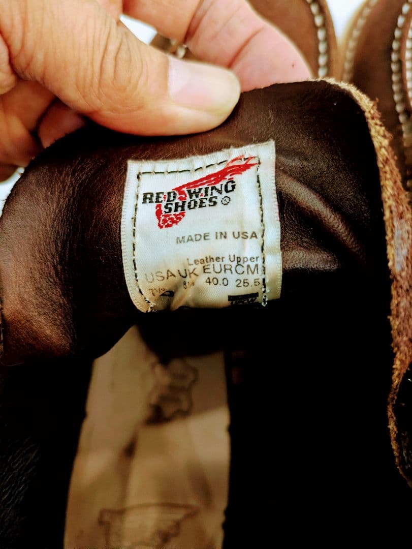 レッドウィング　アイリッシュセッター　ブラウン スエード ブーツ