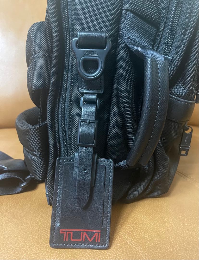 TUMI ナイロン.レザー　ビジネスバッグ　リュック　 3way A4収納　黒