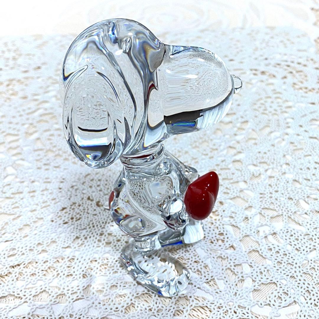 バカラ　Baccarat ハートスヌーピー　クリスタル