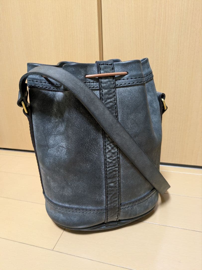 【アラスカ/未使用品】HERZ ヘルツ 巾着ショルダー CK-28-M