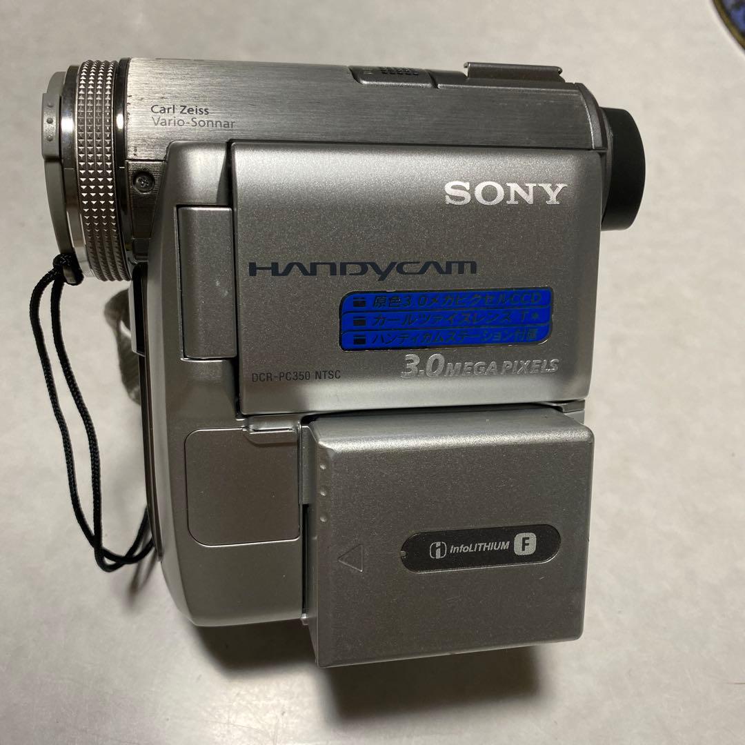 美品動作品　SONY miniDVビデオカメラ DCR-PC350 ①