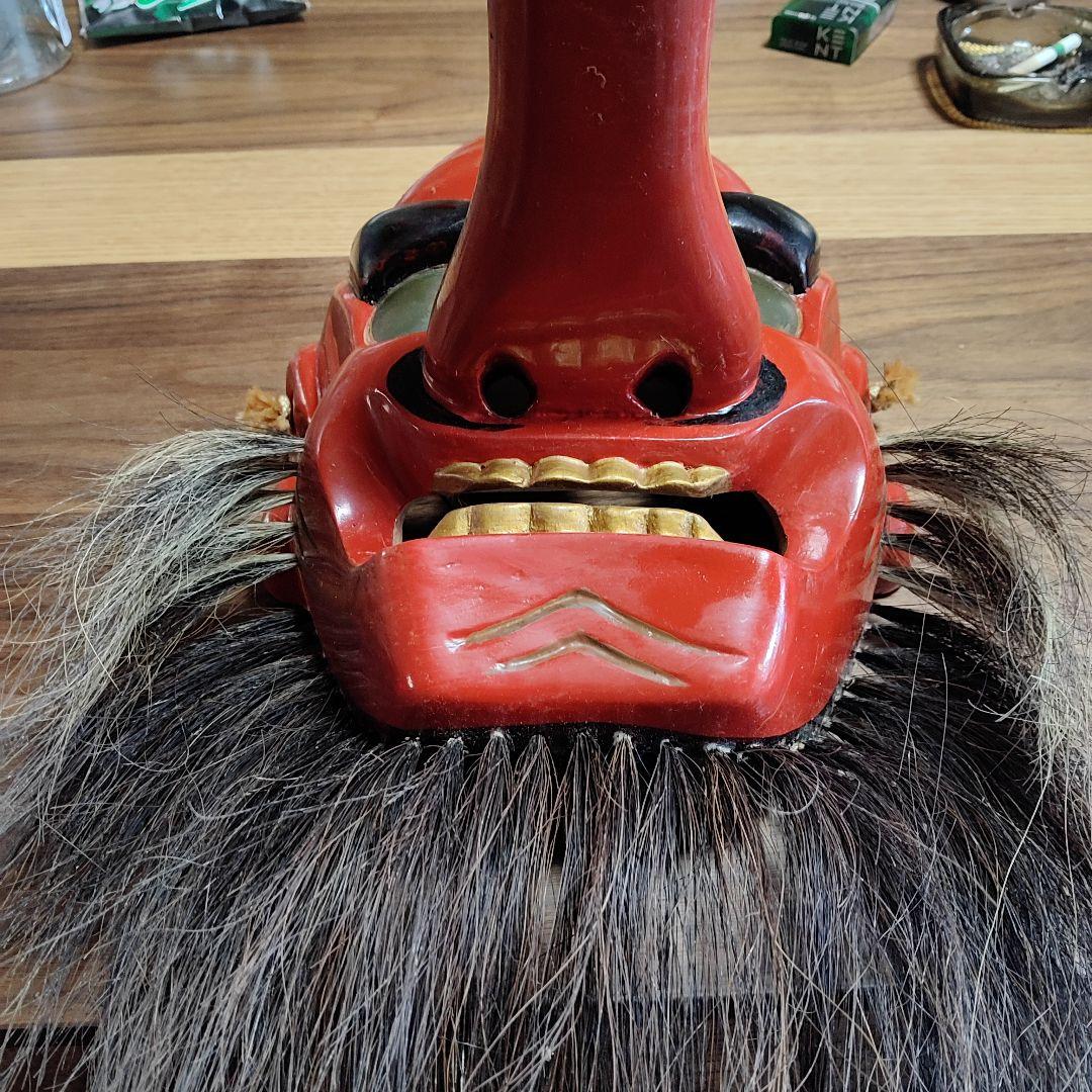 神楽面 天狗　川本作