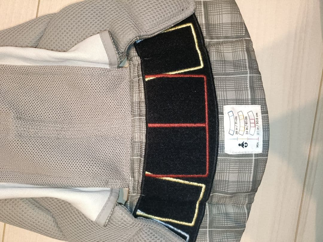 ergobaby 抱っこ紐 グレー・チェック柄 エルゴ　オムニ360 美品